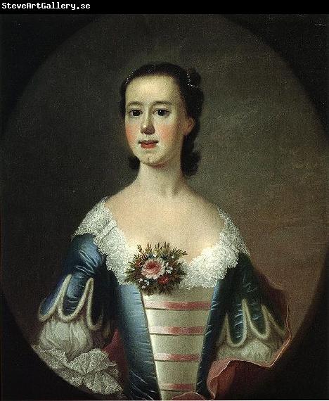 Jeremiah Theus Portrait of Mrs